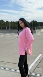 Лонгслив "Rhythm" розовый — изображение 4