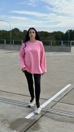 Лонгслив "Rhythm" розовый — изображение 3