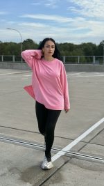 Лонгслив "Rhythm" розовый — изображение 2